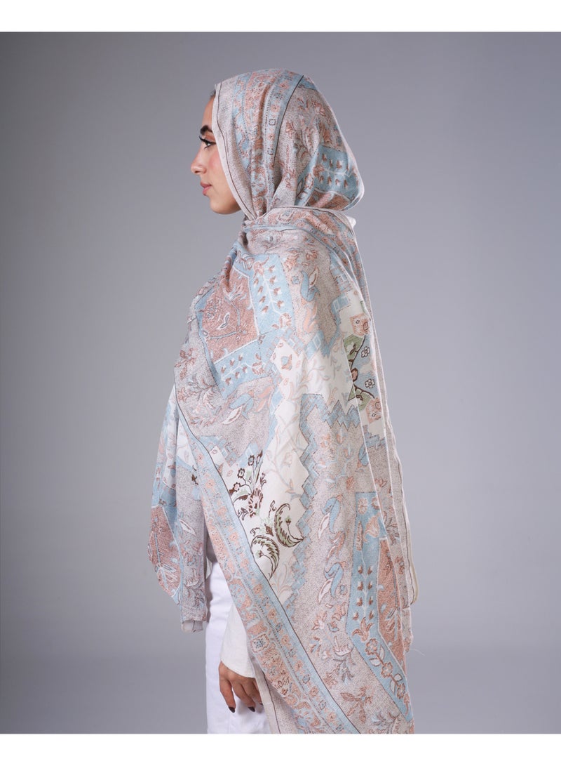 Lavezzi Floral Modal Hijab – Soft Breathable Long Scarf for Women – Lightweight Modest Fashion Headscarf – Elegant Everyday Hijab Shawl (4) - Image 2